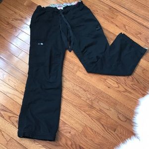Koi scrub bottoms xs petite black